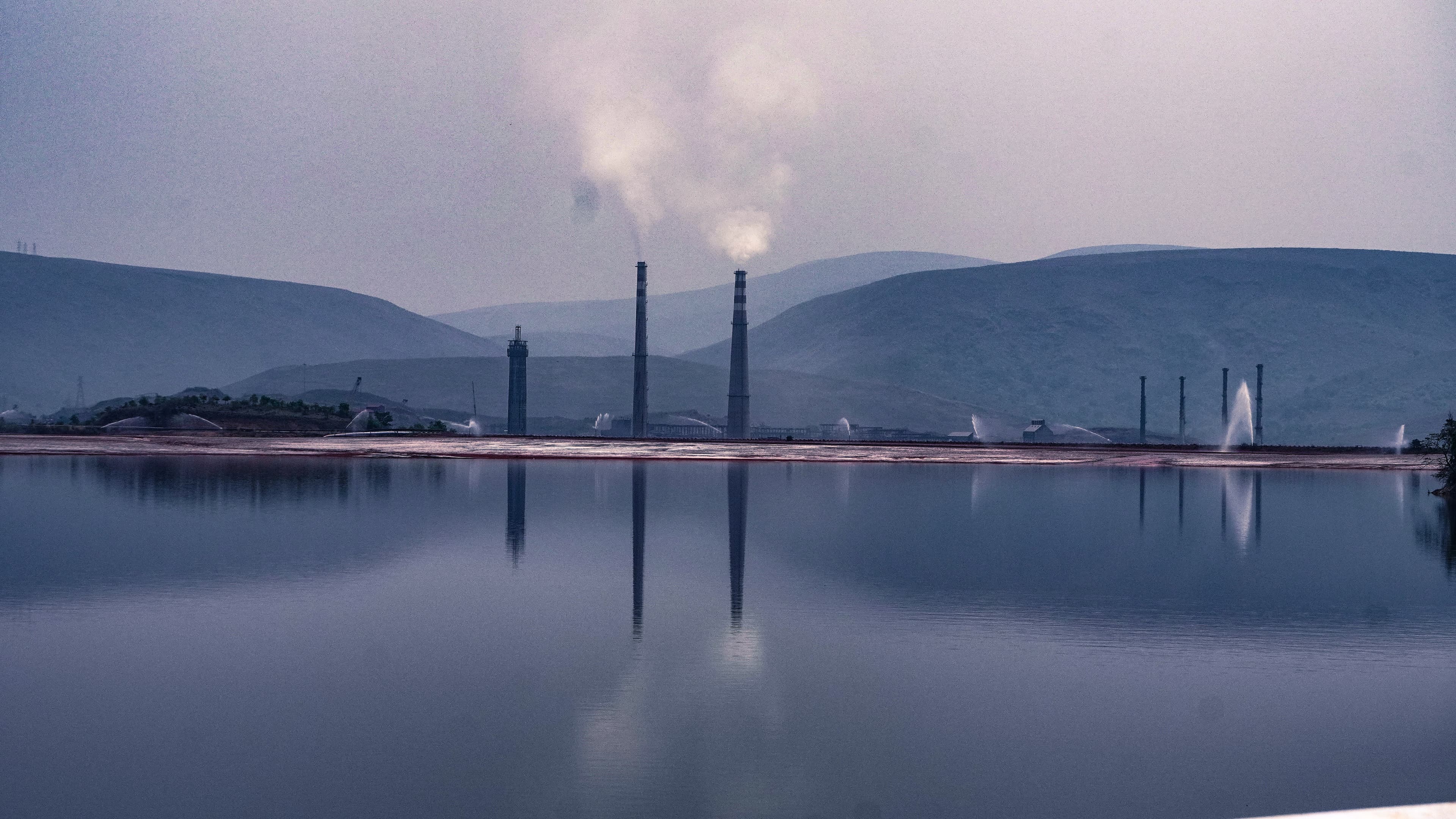 A view of the NALCO plant